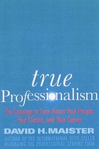 Tapa de True Professionalism