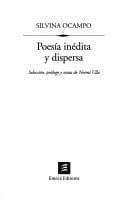 Tapa de Poesía inédita y dispersa