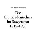 Tapa de Die Sibiriendeutschen im Sowjetstaat 1919-1938
