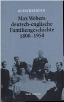 Tapa de Max Webers deutsch-englische Familiengeschichte 1800-1950