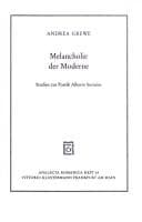 Tapa de Melancholie der Moderne