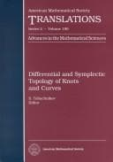 Tapa de Differential and symplectic topology of knots and curves