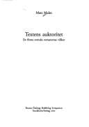 Tapa de Textens auktoriet
