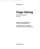 Tapa de Hugo Häring