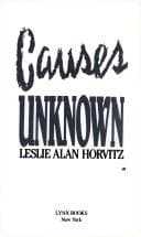 Tapa de Causes unknown