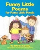 Tapa de Funny little poems for funny little people