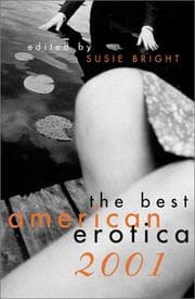 Tapa de The Best American Erotica 2001