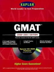 Tapa de KAPLAN GMAT 2000-2001 WITH CD-ROM