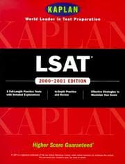 Tapa de Kaplan Lsat 2000 2001