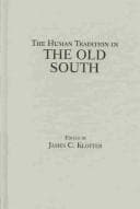 Tapa de The human tradition in the old South
