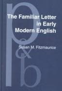 Tapa de The familiar letter in early modern English