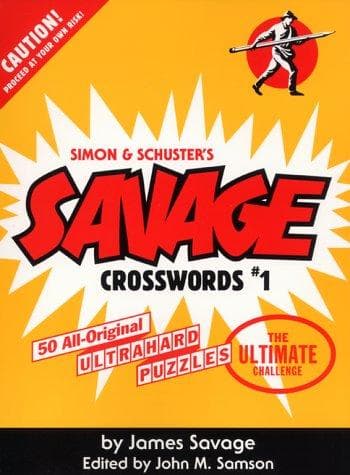 Tapa de Savage Crosswords #1