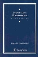 Tapa de Evidentiary foundations
