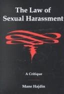 Tapa de The law of sexual harassment