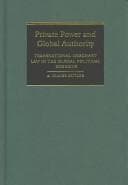 Tapa de Private power and global authority