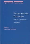 Tapa de Asymmetry in grammar