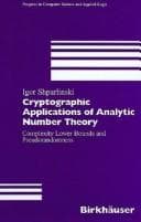 Tapa de Cryptographic applications of analytic number theory