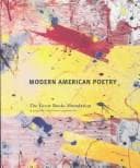 Tapa de Modern American poetry