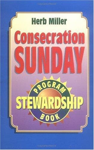 Tapa de Consecration Sunday Stewardship Program