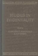 Tapa de Studies in evidentiality