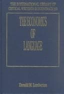 Tapa de The economics of language