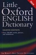 Tapa de The little Oxford English dictionary / edited by Angus Stevenson with Julia Elliott and Richard Jones