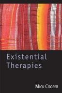 Tapa de Existential therapies