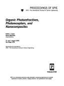 Tapa de Organic photorefractives, photoreceptors, and nanocomposites