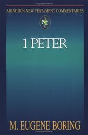 Tapa de 1 Peter (Abingdon New Testament Commentaries)