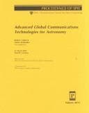 Tapa de Advanced global communications technologies for astronomy