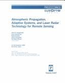 Tapa de Atmospheric propagation, adaptive systems, and laser radar technology for remote sensing