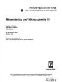 Tapa de Microrobotics and microassembly III