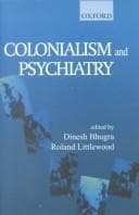 Tapa de Colonialism and psychiatry