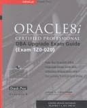 Tapa de Oracle8i certified professional DBA upgrade exam guide