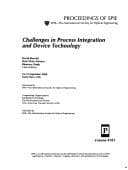 Tapa de Challenges in process integration and device technology