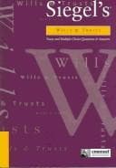 Tapa de Siegel's wills & trusts