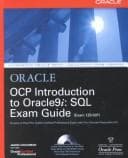 Tapa de OCP introduction to Oracle9i