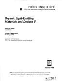 Tapa de Organic light-emitting materials and devices V