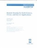 Tapa de Remote sensing for earth science, ocean, and sea ice applications