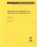 Tapa de Algorithms for Multispectral and Hyperspectral Imagery IV