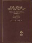 Tapa de Text, cases and materials on sex-based discrimination