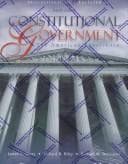 Tapa de Constitutional government