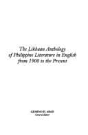 Tapa de The Likhaan anthology of Philippine literature in English from 1900 to the present