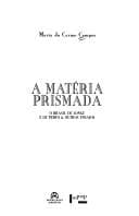 Tapa de A matéria prismada