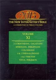 Tapa de The new interpreter's Bible