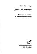 Tapa de Rahel Levin Varnhagen