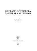 Tapa de Girolamo Savonarola da Ferrara all'Europa