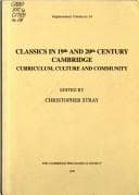 Tapa de Classics in 19th and 20th century Cambridge