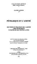 Tapa de Pétrarque et l'amitié
