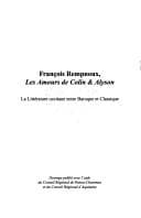 Tapa de François Rempnoux, Les amours de Colin & Alyson
